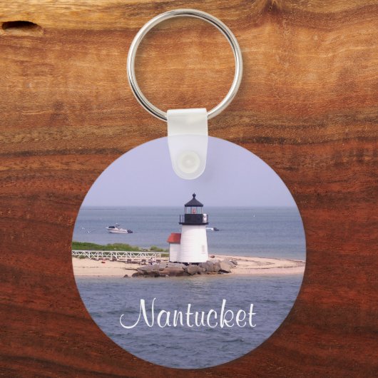 Cape Cod Nantucket MA Lighthouse Sleutelhanger (Voorkant)