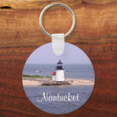Cape Cod Nantucket MA Vuurtoren Sleutelhanger (Voorkant)