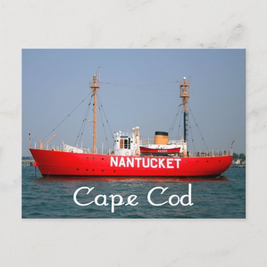 Cape Cod Nantucket, Massachusetts Briefkaart (Voorkant)