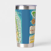 Cape Cod National Seashore Geïsoleerde Tumbler Drinkbeker (Links)