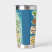 Cape Cod National Seashore Geïsoleerde Tumbler Drinkbeker (Rechts)
