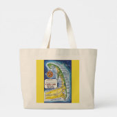 Cape Cod  National Seashore Map Tote Grote Tote Bag (Achterkant)
