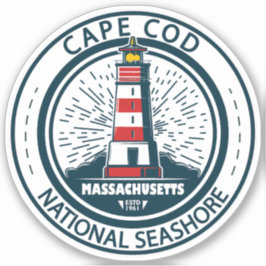 Cape Cod National Seashore Massachusetts Badge Sticker