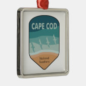 Cape Cod National Seashore Massachusetts Seagulls Metalen Ornament (Rechts)
