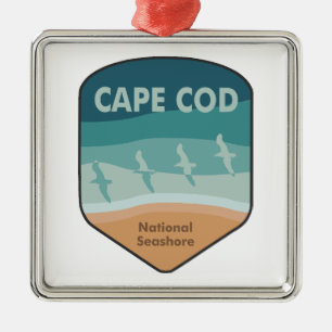Cape Cod National Seashore Massachusetts Seagulls Metalen Ornament