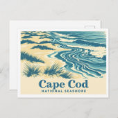 Cape Cod National Seashore Massachusetts Travel Briefkaart (Voorkant / Achterkant)