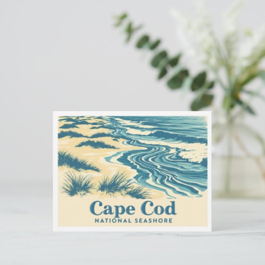 Cape Cod National Seashore Massachusetts Travel Briefkaart (Staand voorkant)