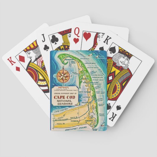 Cape Cod National Seashore Playing Cards Pokerkaarten (Achterkant)