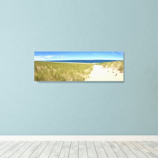 Cape Cod National Seashore - Provincietown, Vereni Canvas Afdruk (Insitu (Houten vloer))