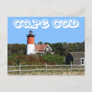 Cape Cod, Nauset Lighthouse, Eastham, MA Post Card Briefkaart