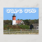 Cape Cod, Nauset Lighthouse, Eastham, MA Post Card Briefkaart (Voorkant)