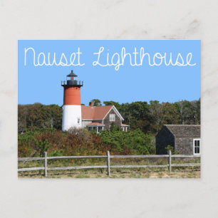 Cape Cod, Nauset Lighthouse, Eastham, MA Post Card Briefkaart