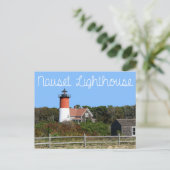 Cape Cod, Nauset Lighthouse, Eastham, MA Post Card Briefkaart (Staand voorkant)
