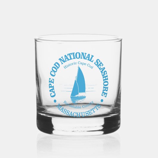 Cape Cod NS (zeilboot) Whisky Glas (Voorkant)