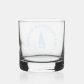 Cape Cod NS (zeilboot) Whisky Glas (Achterkant)