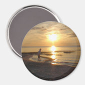 Cape Cod Ocean Beach Sunset Photo Magnet (Voorkant / Achterkant)