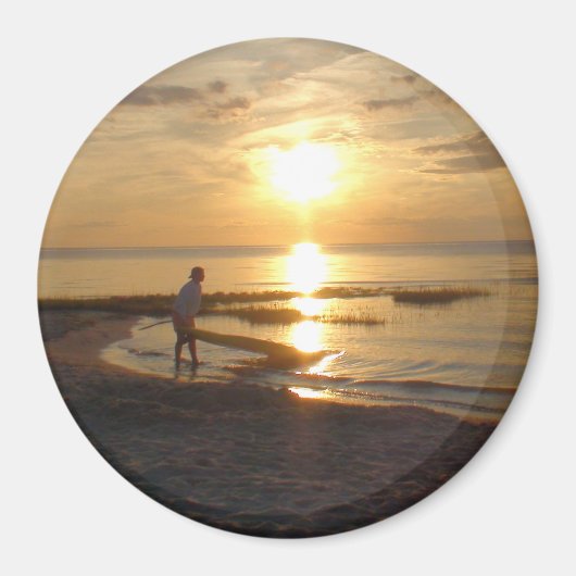 Cape Cod Ocean Beach Sunset Photo Magnet (Voorkant)