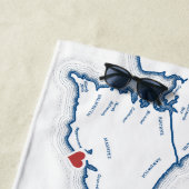 Cape Cod Persoonlijk Afscheid Weekend voor de Vrou Strandlaken (In situ)