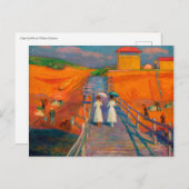 Cape Cod Pier van William Glackens  Briefkaart (Voorkant / Achterkant)