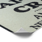 Cape Cod Pocahontas Brand Cranberry Label Poster (Hoek)