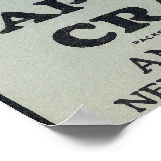 Cape Cod Pocahontas Brand Cranberry Label Poster (Hoek)