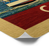 Cape Cod Poster Sailboat Massachusetts (Hoek)