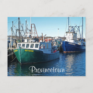 Cape Cod Provincetown Harbour, Massapostkaart Briefkaart