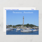 Cape Cod Provincetown Massachusetts Post Card Briefkaart (Voorkant / Achterkant)