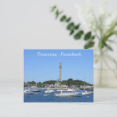 Cape Cod Provincetown Massachusetts Post Card Briefkaart (Staand voorkant)