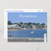 Cape Cod, Provincetown Massachusetts Post Card Briefkaart (Voorkant / Achterkant)