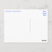 Cape Cod Provincetown Massachusetts Post Card Briefkaart (Achterkant)