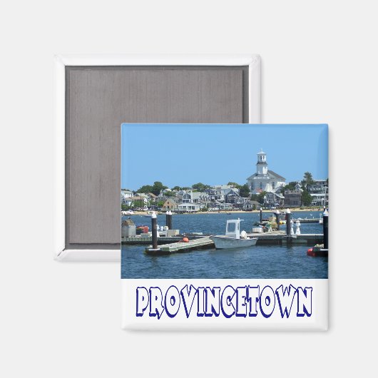 Cape Cod, Provincetown, Massachusetts, Verenigde S Magneet (Voorkant / Achterkant)