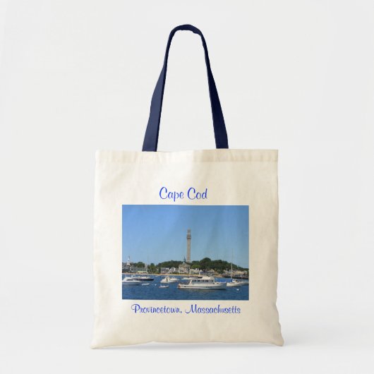 Cape Cod Provincetown Pilgrims Monument Canvas tas (Voorkant)