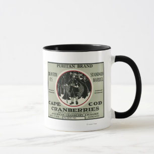 Cape Cod Puritan Brand Cranberry Label Mok