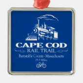 Cape Cod Rail Trail (RT) Metalen Ornament (Voorkant)