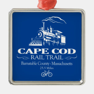 Cape Cod Rail Trail (RT) Metalen Ornament