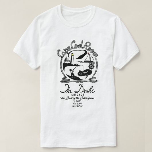 Cape Cod Room, The Drake Hotel, Chicago, Illinois T-shirt (Design voorkant)