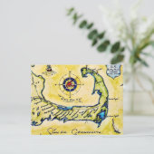 Cape Cod Schilderachtige Route Ansichtkaart Briefkaart (Staand voorkant)