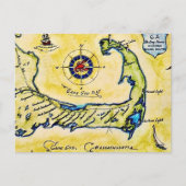 Cape Cod Schilderachtige Route Ansichtkaart Briefkaart (Voorkant)