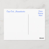 Cape Cod Seashell op de Elke Post Card Briefkaart (Achterkant)