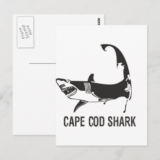 CAPE COD SHARK BRIEFKAART (Voorkant / Achterkant)