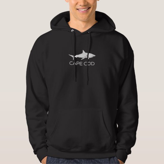 Cape Cod Shark Cape Cod Massachusetts Souvenir Hoodie (Voorkant)