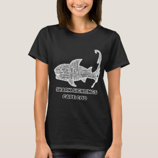 Cape Cod Shark Sightings Shark Ocean T-shirt