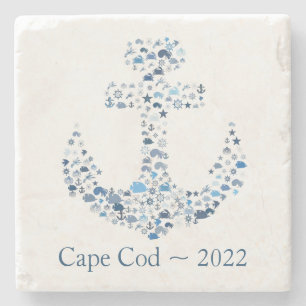 Cape Cod Souvenir Onderzetter - Aanpassen