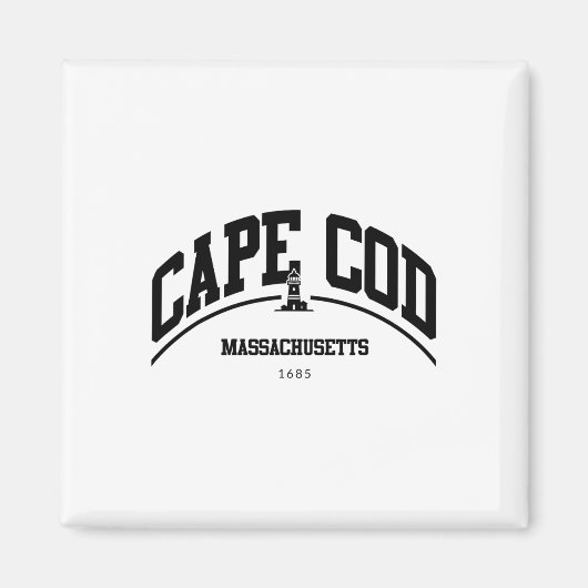 Cape Cod Strand Cod Gezinsvakantie Cape Cod Reis V Magneet (Voorkant)