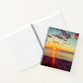 Cape Cod Strand Zonsondergang Foto Notitieboek (Binnen)
