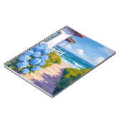 Cape Cod Strandpad Pad | Hortensia Kustschilderij Notitieboek (Linkerzijde)
