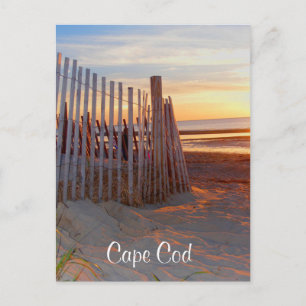 Cape Cod Sunrise over Beach Brewster MA Post Card Briefkaart