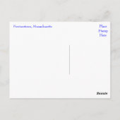 Cape Cod Sunrise, Provincetown, MA Post Card Briefkaart (Achterkant)