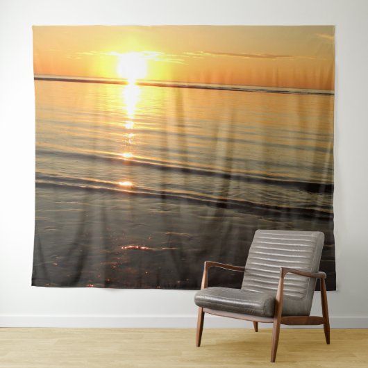 Cape Cod Sunset Ocean Fotografie Tapestry Wandkleed (In Situ (horizontaal))